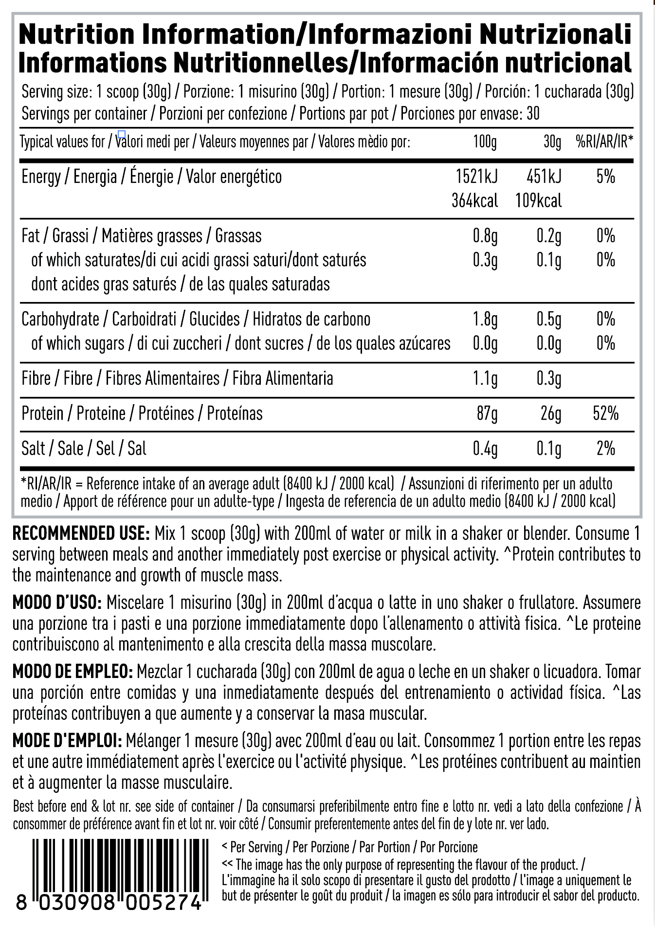 Isolate Zero - 900g